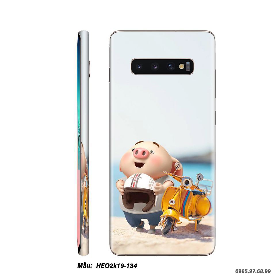 Miếng dán skin cho các dòng điện thoại Samsung S8 Plus - S9 Plus - S10 Plus - S20 Plus in hình cực đáng yêu