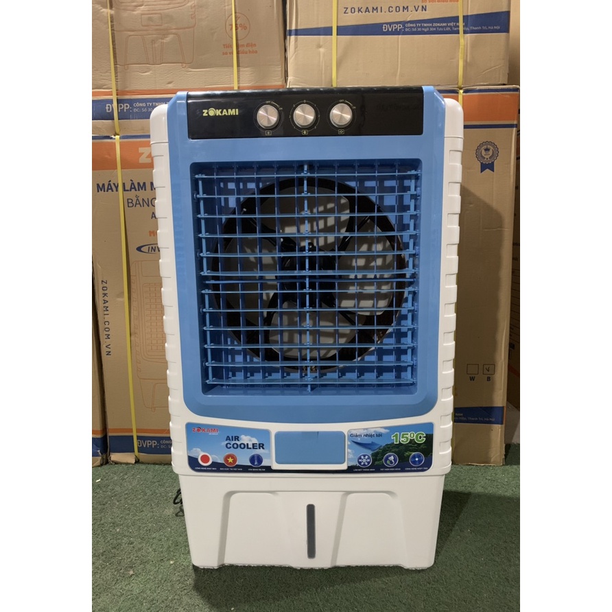 Giảm sâu 50% Quạt điều hòa hơi nước Zokami M888 70L diện tích làm mát 80m2 tiện lợi cho mọi gia đình
