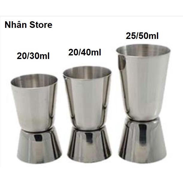 Ly định lượng, ly đong inox 20/30ml; 20/40ml và 25/50ml | Shopee Việt Nam
