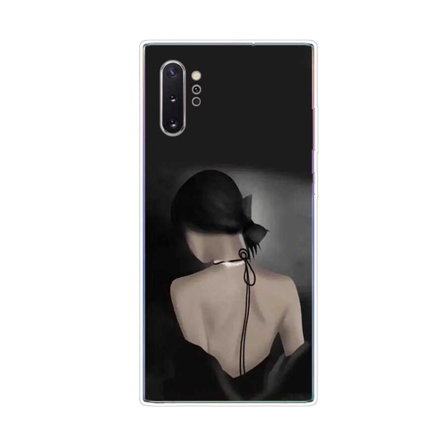 Ốp Điện Thoại TPU Dẻo In Họa Tiết Độc Đáo Thời Trang Cho Samsung Galaxy note 9 10 plus