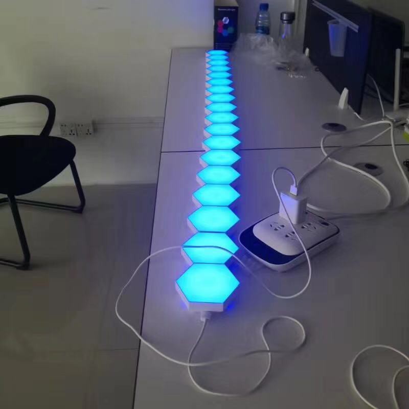 Đèn lục giác Led RGB trang trí góc Gaming | Shopee Việt Nam