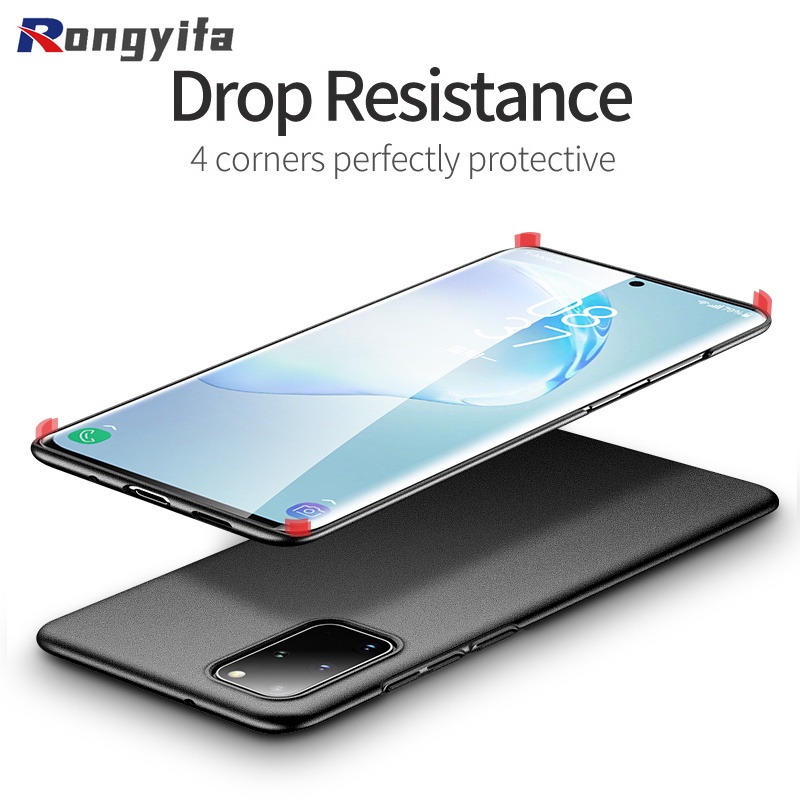 Dành Cho Samsung Galaxy A50S A30S A50 A20 A30 A10 M10 Note 9 8 5 Ốp Lưng Cyan Cứng PC Siêu Mỏng Bao Bảo Vệ Toàn Diện Mờ Trường Hợp Cho Samsung Galaxy A50 A70 A51 A71 5G