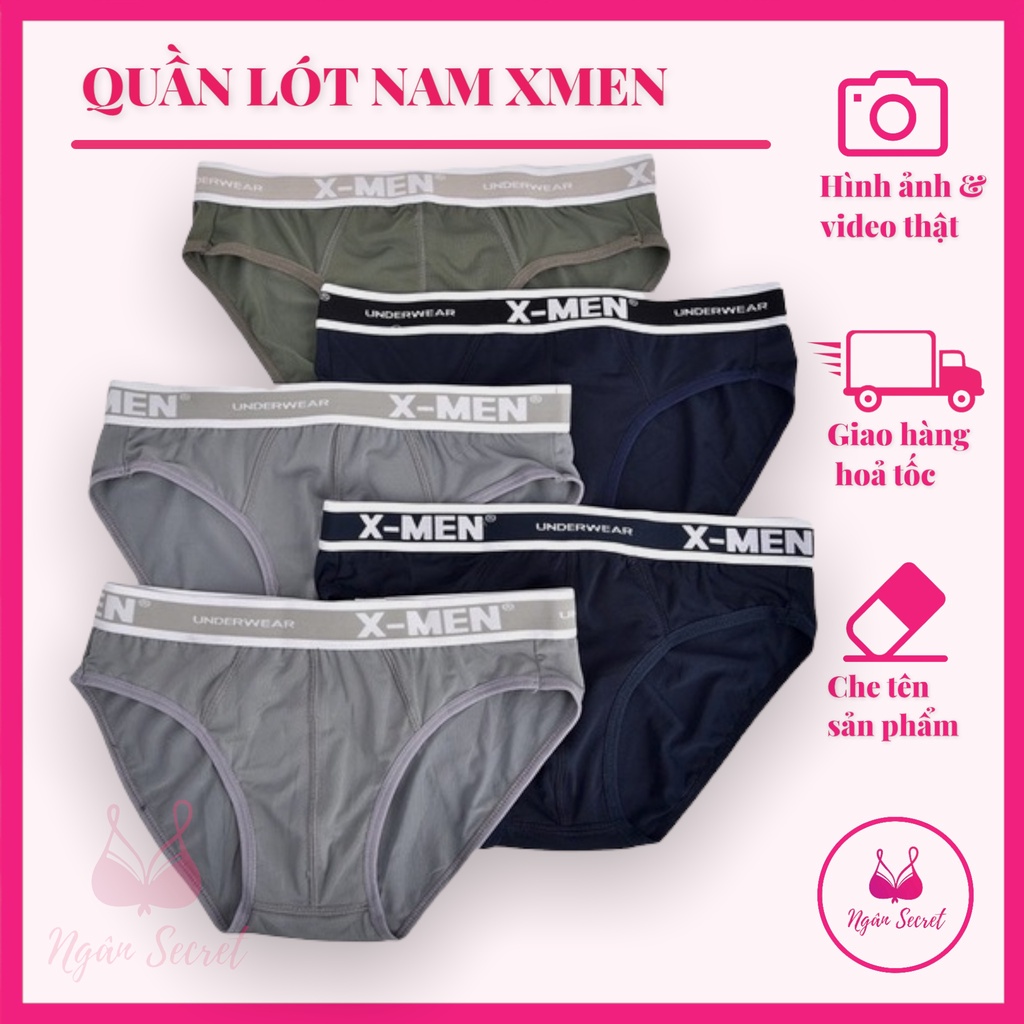 Quần lót nam thun lạnh, quần sịp nam Xmen