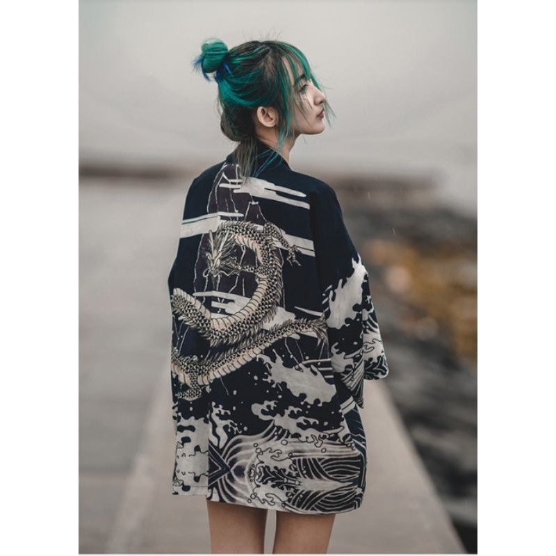 áo Kimono rồng | Shopee Việt Nam