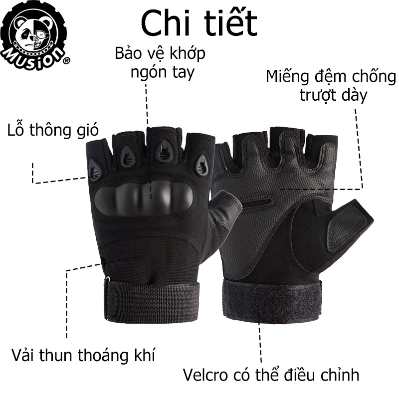 Găng tay Musion màn hình cảm ứng chắc chắn chống trượt có thể điều chỉnh thoáng khí