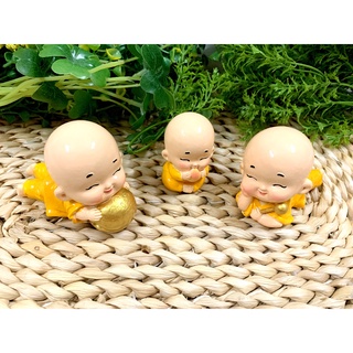 Bộ 3 tượng chú tiểu Tiên Đồng Tài Lộc Phúc Đức (Hình Thật - Video Thật)