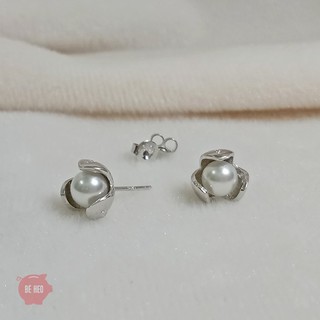 Bông tai ngọc nhân tạo nở hoa BH634
