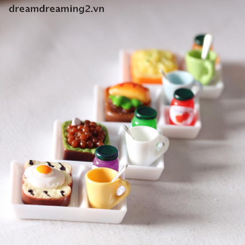 Bộ 5 Mô Hình Ngôi Nhà Búp Bê Dễ Thương