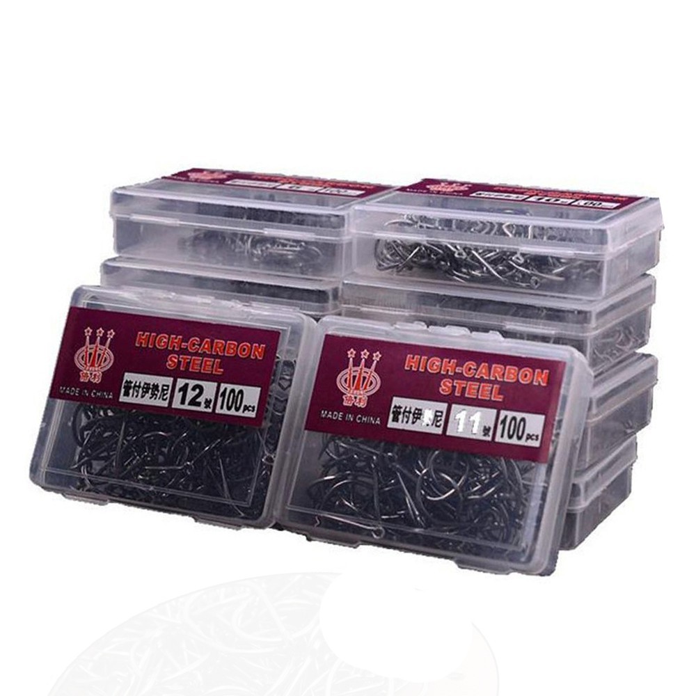 Set 100 lưỡi câu TOKUSHIMA bằng thép các bon chất lượng cao