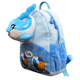 Balo mẫu giáo Smartkids Cushy-Dolphin Xanh dành cho bé 3-5 tuổi,trẻ mẫu giáo,đáng yêu,dễ thương B-12-104