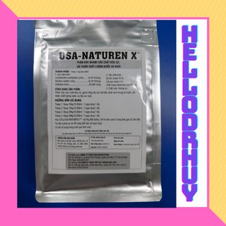 Chế Phẩm Sinh Học - Men Vi Sinh USA Naturen X -Chuyên Xử Lý Ao, Phân Huỷ Bùn Bả, Thức Ăn Thừa, Hấp Thụ Khí Độc..Gói 227g
