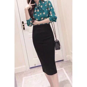 Chân váy umi dài khóa sau,chân váy bigsize,chân váy dáng ôm bút chì