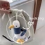 Móc khoá vịt vằn cute -Trang trí balo - túi tote - HÀNG CÓ SẴN Women Nữ Móc Chìa Khoá Móc Khóa