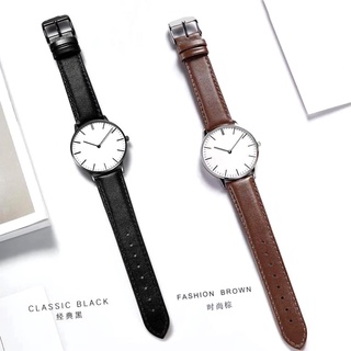 Dây Đeo Đồng Hồ Bằng Da Bò Thật 12mm 14mm 16mm 18mm 20mm 22mm 24mm Có Khóa Cài Bằng Thép Không Gỉ