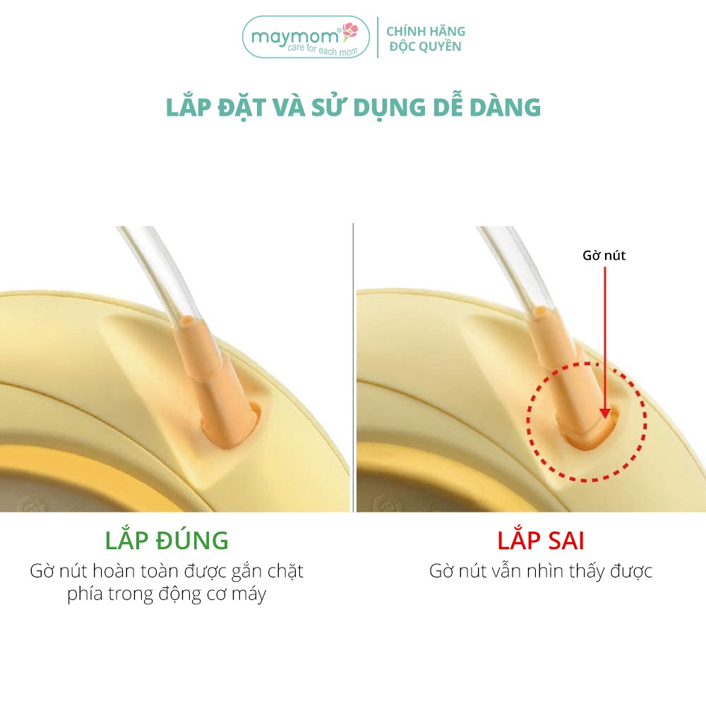 Mô tả Nút Dây Hút Sữa Maymom, Phụ Kiện Thay Thế Dây Hơi Máy Hút Sữa Medela (1 cái) - 7