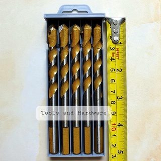 Hộp 5 Mũi khoan đa năng hãng Kapusi Nhật Bản phi 10mm, có tem chống hàng giả
