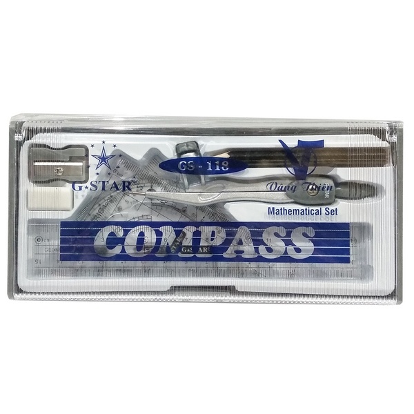 Compa Bộ 8 Món Cao Cấp Gstar U118 Chì Gỗ | Shopee Việt Nam