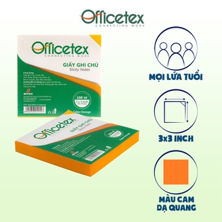Giấy ghi chú Officetex 3 x 3 nhiều màu