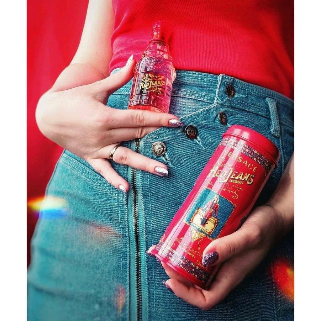 (Chính hãng) Nước hoa nữ Versace Red Jeans EDT 75ml