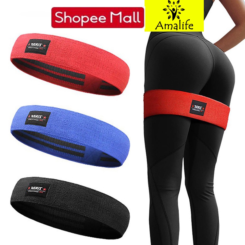 Mô tả Dây Đàn Hồi Kháng Lực Tập Mông Mini Band Chính Hãng Aolikes AL3604 Tập Mông Trái Đào, Đùi, Chân (Bản To Không Xoắn) - 2