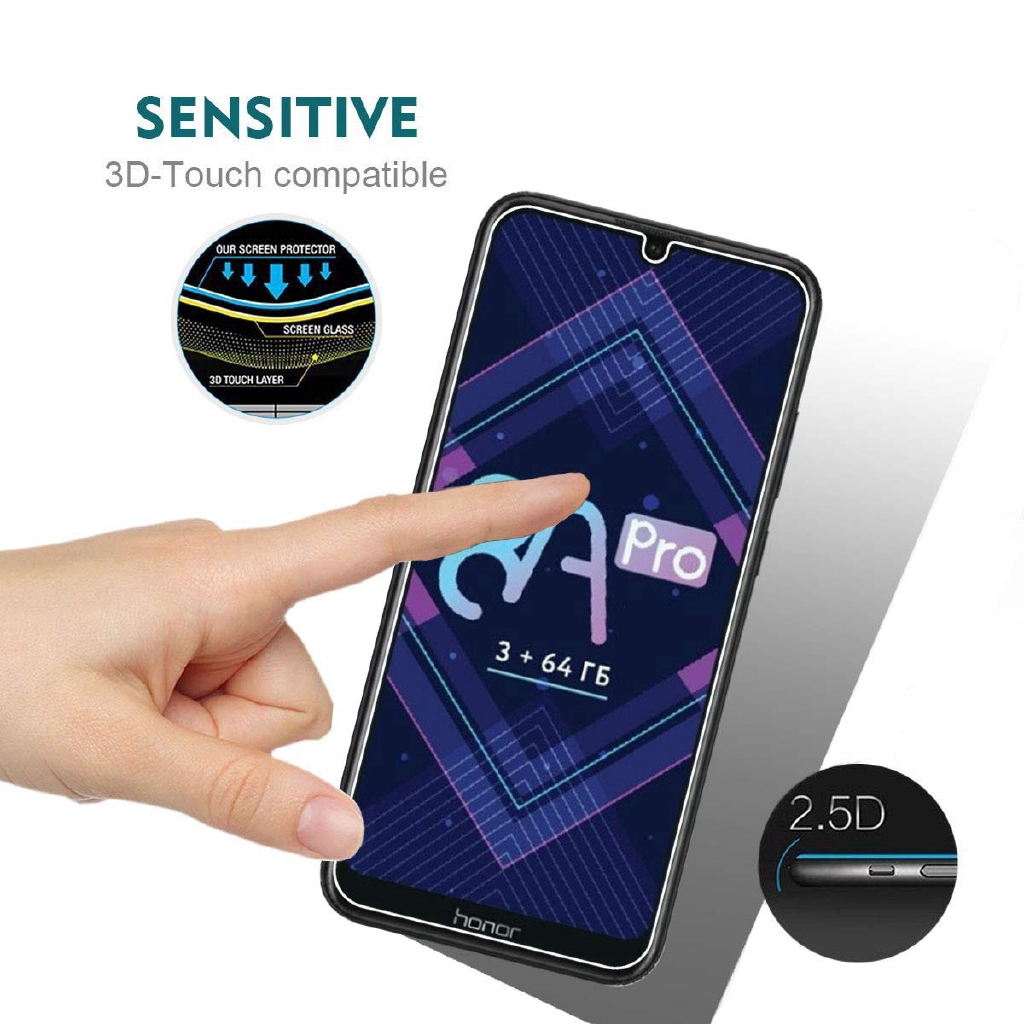 Kính cường lực mặt nhám chống bám vân tay cho Huawei Y9 Y7 Nova 2 2i Mate 10 Lite Pro Plus Y3 Y6 Y5 Prime 2017 2018