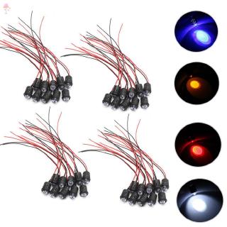 Set 10 dây bóng đèn LED 12V 10mm siêu sáng chất lượng cao