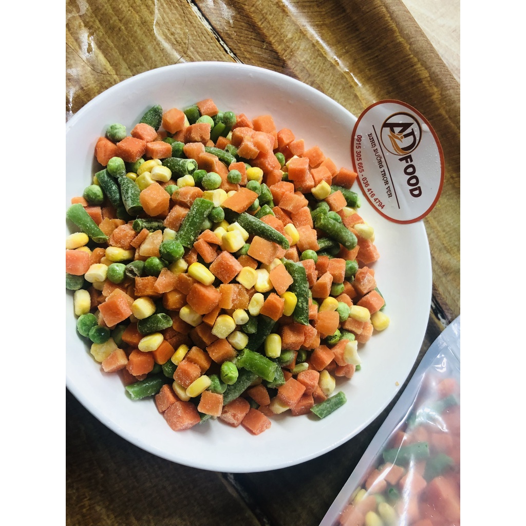 Rau củ hỗn hợp tiện lợi làm cơm chiên, soup,...
