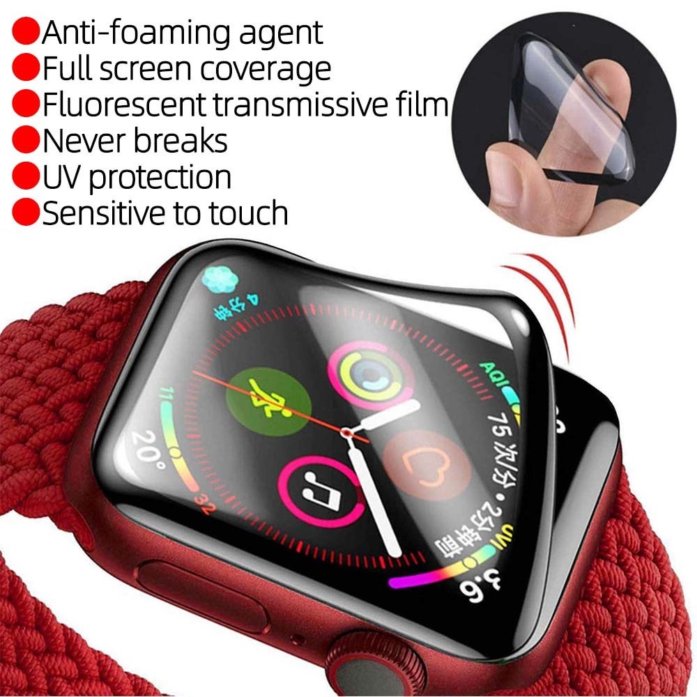 Bảo Vệ Màn Hình Cho Apple Watch 46MM SE Không Kính Bảo Vệ Series 11 10 9 8 7 6 SE 5 4 3 2 1 I-watch Ultra 3 2 49MM SE3 40MM 41MM 42MM 45MM Phim Mềm