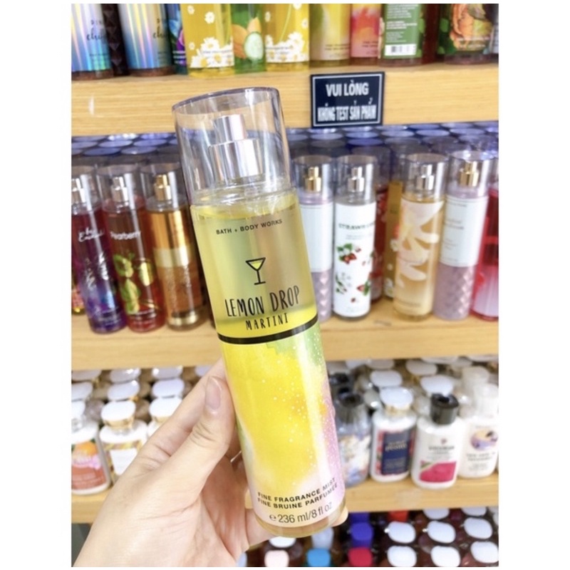 [Auth] Xịt Thơm Bath And Body Works Lemon Drop Martini Shopee Việt Nam
