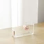 BTF Acrylic Băng Dispenser Băng Dispenser Bàn Văn Phòng Để Bàn Tiếp Liệu Băng Giá Đỡ
