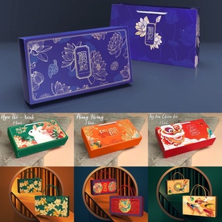 Hộp Đựng 2 Bánh Trung Thu 150-250g 2022 Nguyên Liệu Làm Bánh Trung Thu Giá Tốt