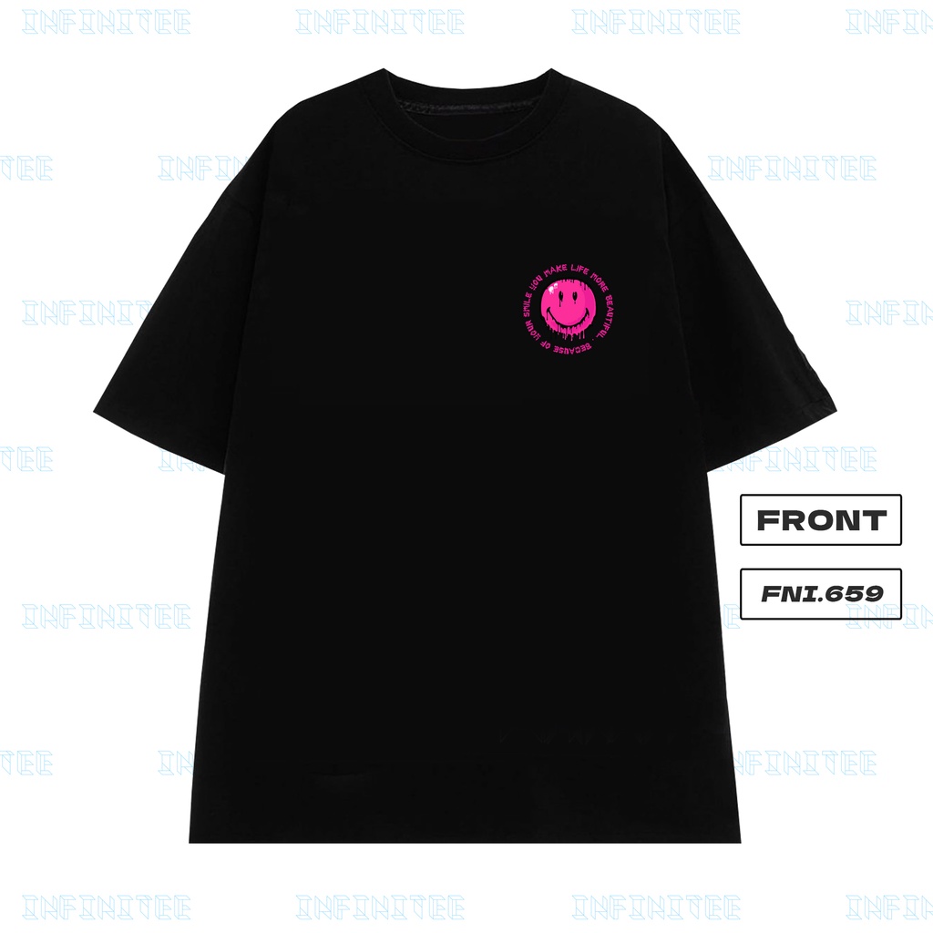 Áo thun INFINITEE Fni0659, Thun 100% Cotton - form rộng Unisex.
