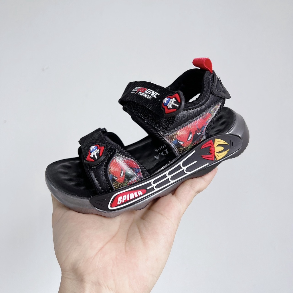 sandal bé trai - dép quai hậu cho bé đi học mẫu mới đế chống trượt tốt quai vải tủy chỉnh thấm mồ hôi mùa hè 213 215