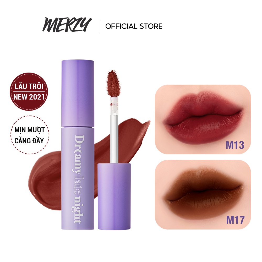 Ảnh Son kem lì Merzy Dreamy Late Night Mellow Tint 4g 1