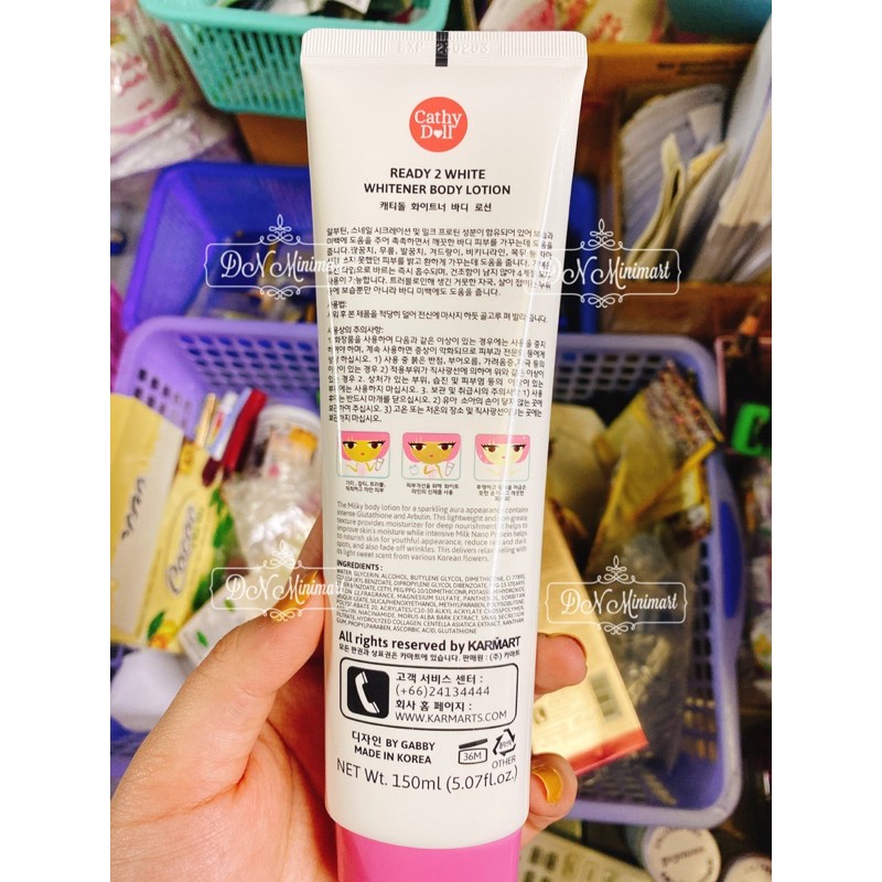 Sữa Dưỡng Thể Trắng Da Ready 2 White Body Lotion 150ml | Shopee Việt Nam