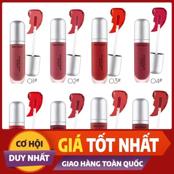 Son kem lì dưỡng ẩm kháng nước nhãn hiệu NOVO Son kem lì Novo Big Ultra HD Matte Lip bền màu chống trôi 💄