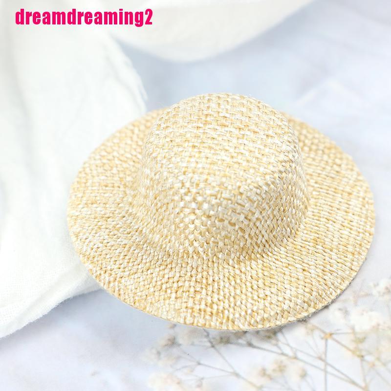 Bộ 2 Mũ Rơm Đáng Yêu Cho Búp Bê Nhà