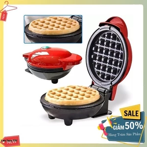 Máy làm bánh waffle, tổ ong, bánh quế nhỏ gọn - đáng yêu