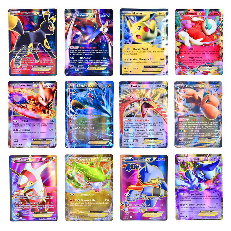 Set 100 Thẻ Bài Pokemon Chơi Cho Bé