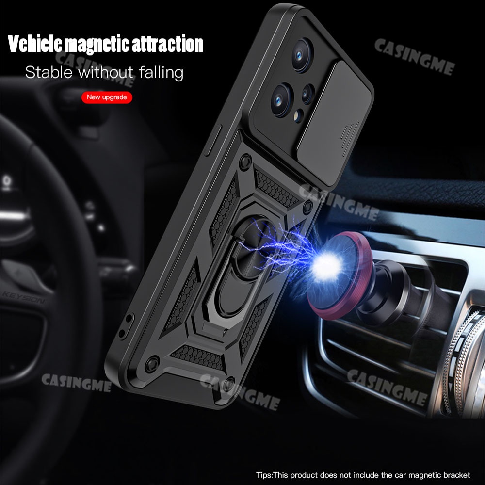 Ốp Điện Thoại Dạng Giáp Chống Sốc Có Vòng Đỡ Cho Vivo Y30 5G Y75 5G Y55 Y33S T1 Pro 5G Y75 Y30 T1Pro VivoT1 Y 30 75 5G