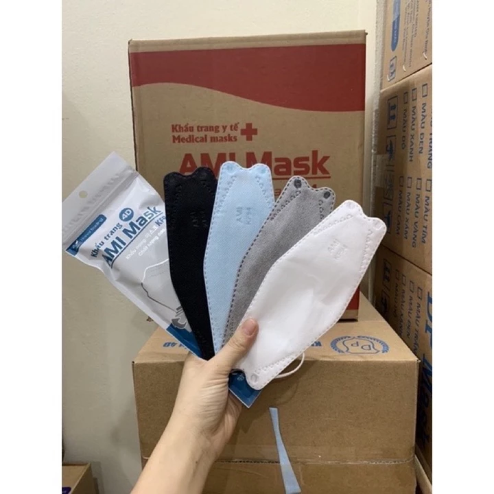 Khẩu trang 4D - KF94 Mask - AMi khẩu trang 4 lớp kháng khuẩn - 1 gói 10 chiếc – 2
