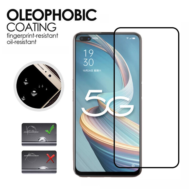 Kính cường lực OPPO Reno4Z 5G cho OPPO Reno 4Z 4 3 Pro 2F 2 10X Zoom Full Cover Bảo vệ màn hình Kính cường lực và bảo vệ Camera