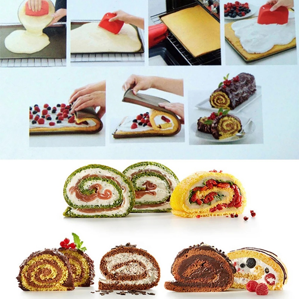 Thảm Silicone Làm Sushi Cuộn Không Dính Tiện Dụng