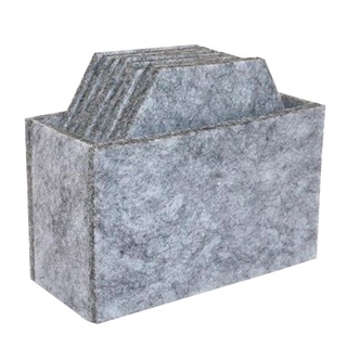 Charmantcc1 10 Miếng Cảm Thấy Chất Liệu Thiết Kế Cốc Đế Lót Ly Thảm Bàn Coaster Cho Cốc Uống