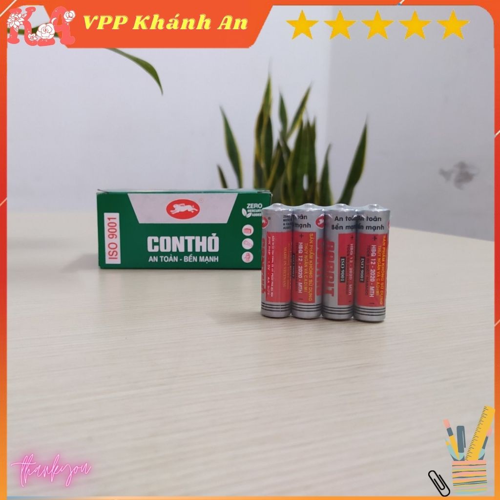 4 Đôi Pin tiểu con thỏ AA | Shopee Việt Nam