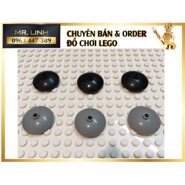 Lego part ô tròn 3x3 ( xám nhạt , đen 2c ) | Shopee Việt Nam