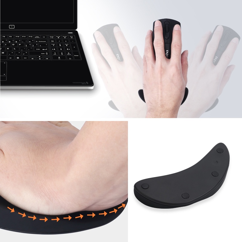 Ppy Miếng lót chuột dễ thương Hỗ trợ phần còn lại Bàn di chuột tiện dụng Silicon chống trượt cho đồ dùng văn phòng Phụ kiện trang trí bàn làm việc