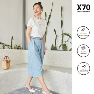 Denim culottes - Woman