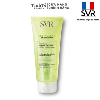 [HB GIFT] Sample Sữa rửa mặt chứa PHA dành cho da hỗn hợp, da dầu mụn SVR Sebiaclear Gel Moussant (10ml)