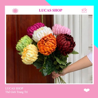 Hoa giả- hoa cúc đại đóa cao cấp trang trí nhà cửa, decor chụp ảnh Studio Bền, Đẹp, Tinh Tế